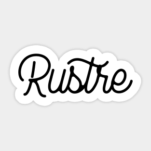 Rustre Sticker